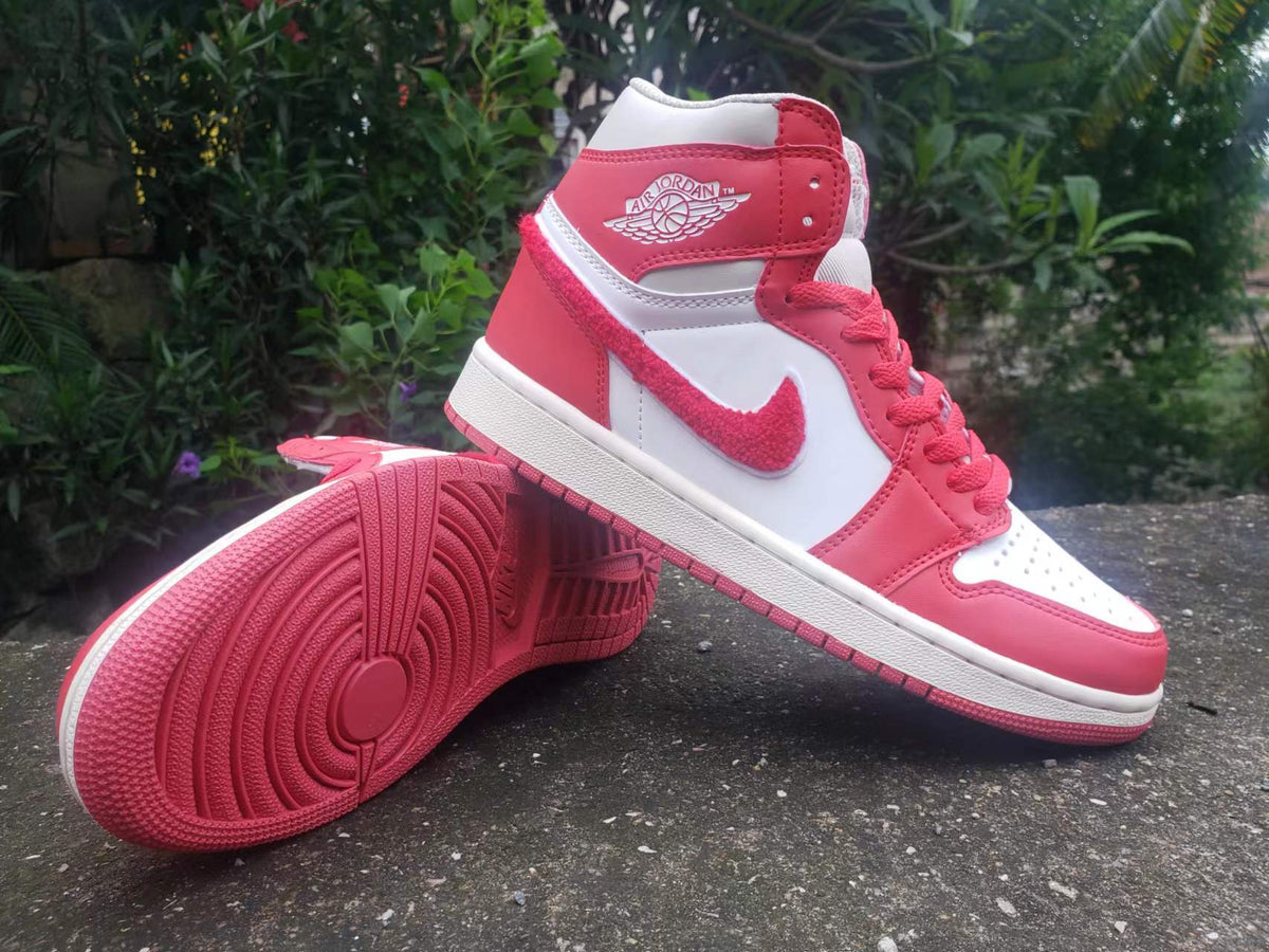 Sneakers, Pink White Colorway, Lace Up Design, Casual Gift for Sneaker Fans