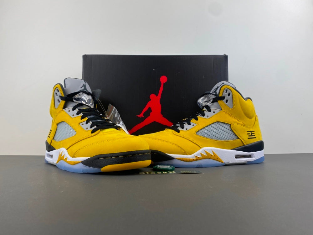 High Top Sneakers, Yellow Colorway, Lace Up Design, Casual Gift for Sneaker Fans