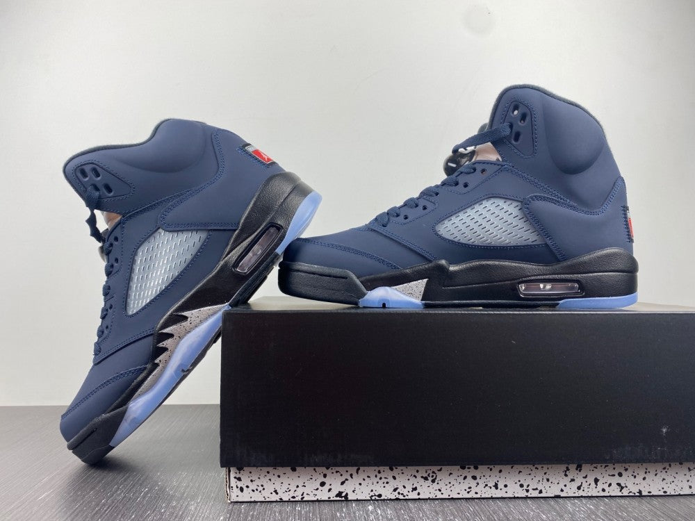 Sneakers, Navy Colorway, Lace Up Design, Casual Gift for Sneaker Fans