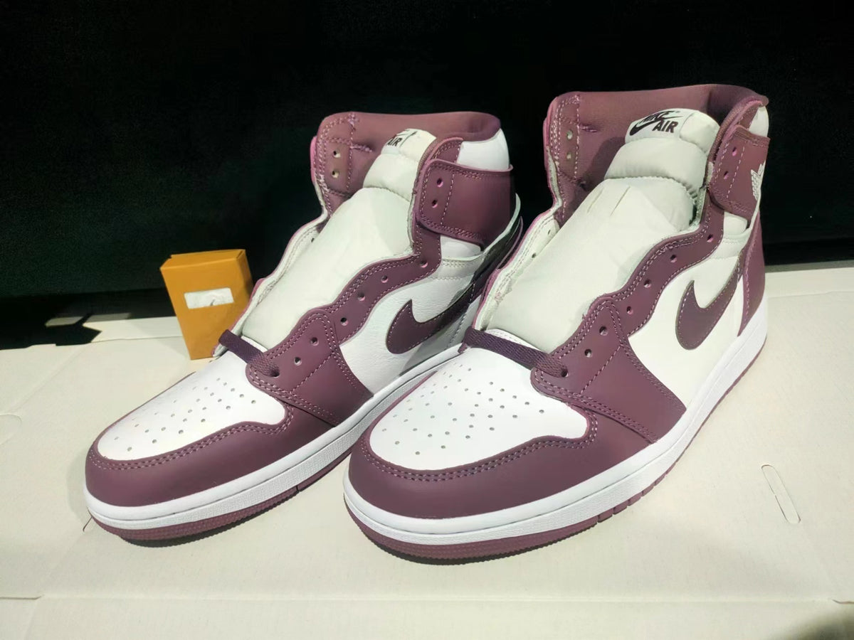 High Top Sneakers, White Purple Pink Colorway, Lace Up Design, Casual Gift for Sneaker Fans