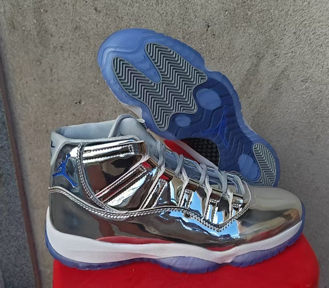 High Top Sneakers, Silver Red Colorway, Lace Up Design, Casual Gift for Sneaker Fans