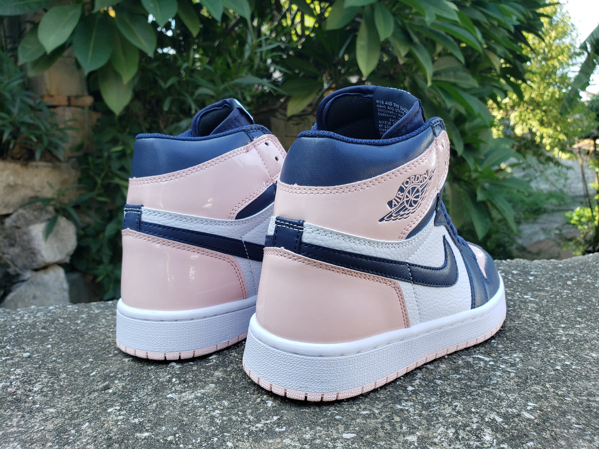 Sneakers, Navy White Colorway, Lace Up Design, Casual Gift for Sneaker Fans