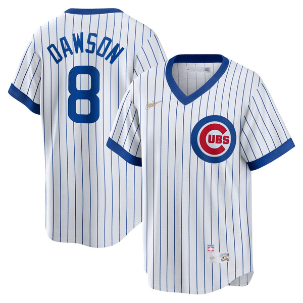 Chicago Cubs Andre Dawson White Home Cooperstown Collection Player Jersey