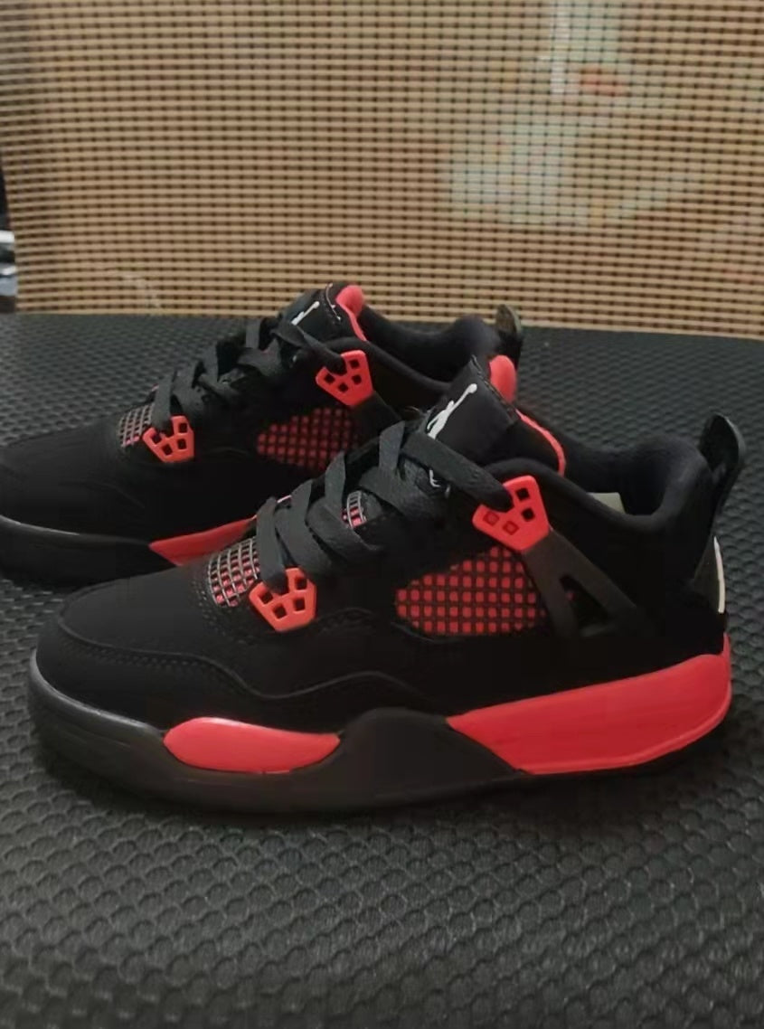 Low Top Sneakers, Red Colorway, Lace Up Design, Casual Gift for Sneaker Fans