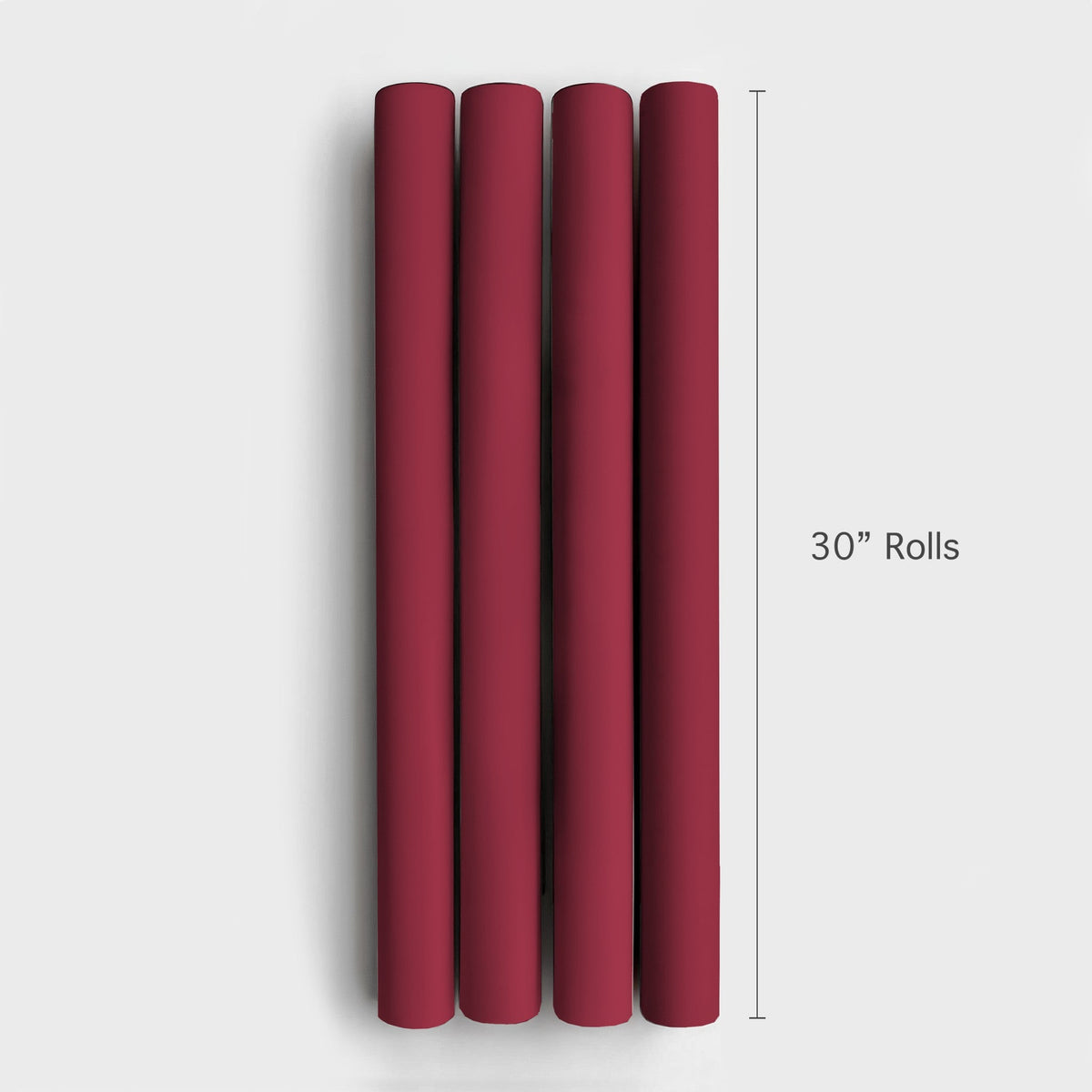 Deep Red Matte Gift Wrap Roll, Solid Burgundy Wrapping Paper, Elegant Wedding Wrapping Paper, Luxury Christmas Holiday Wrappi