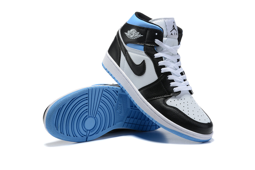 Sneakers, Blue White Black Colorway, Lace Up Design, Casual Gift for Sneaker Fans