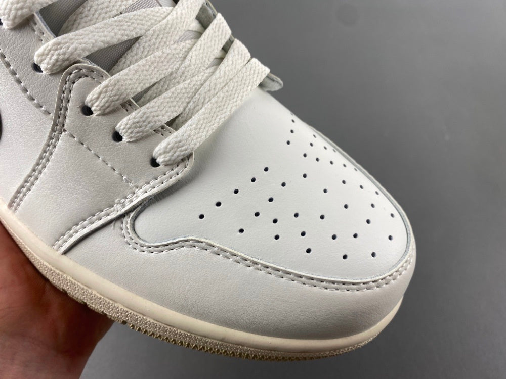 Low Top Sneakers, White Colorway, Lace Up Design, Casual Gift for Sneaker Fans