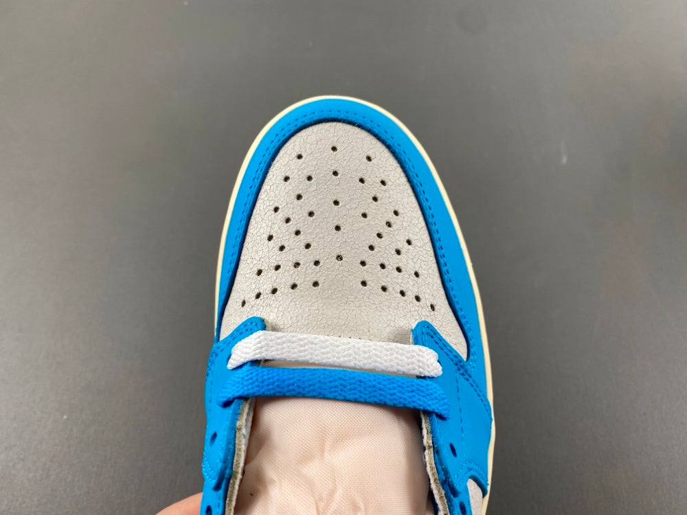 High Top Sneakers, Blue White Colorway, Lace Up Design, Casual Gift for Sneaker Fans