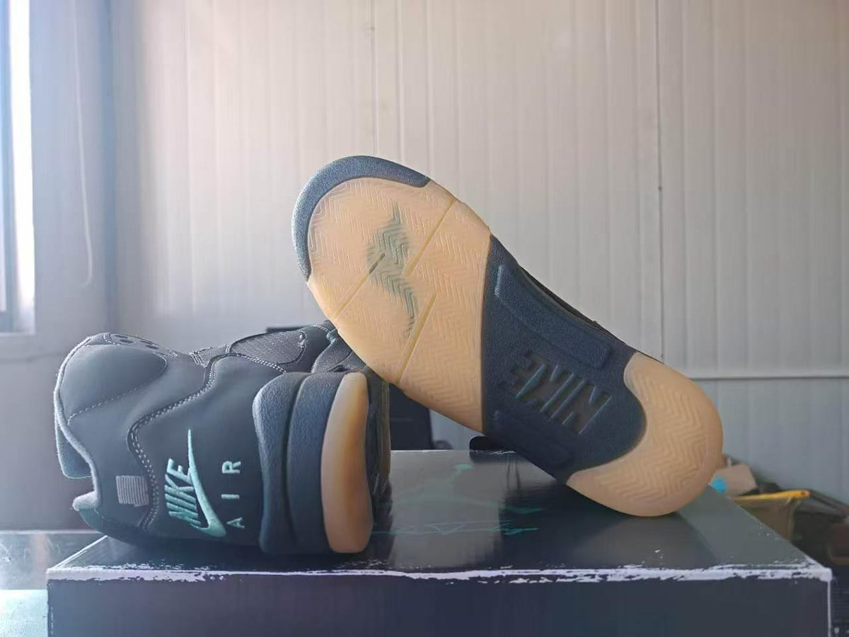 High Top Sneakers, Aurora Green Colorway, Lace Up Design, Casual Gift for Sneaker Fans