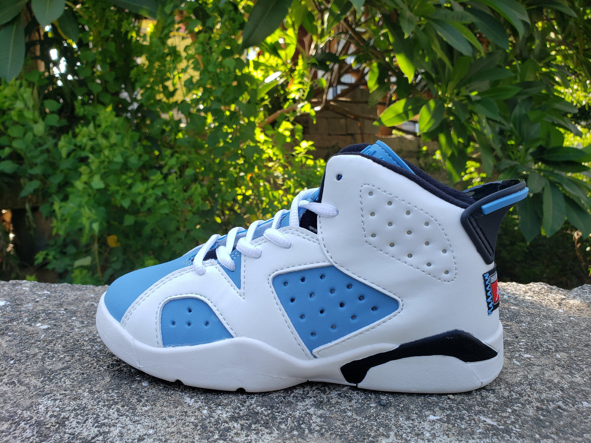 Sneakers, White Blue Colorway, Lace Up Design, Casual Gift for Sneaker Fans