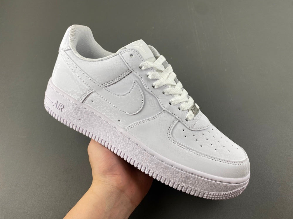 Low Top Sneakers, White Colorway, Snake Pattern, Lace Up Design, Casual Gift for Sneaker Fans