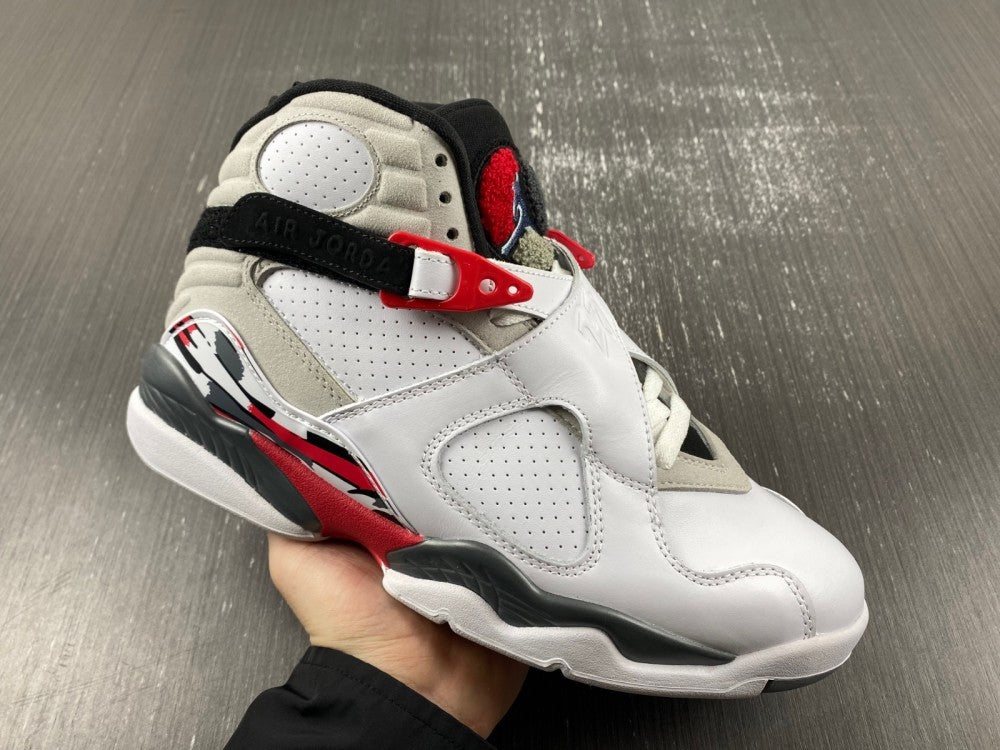 Retro Sneakers, White Red Gray Colorway, Lace Up Design, Casual Gift for Sneaker Fans