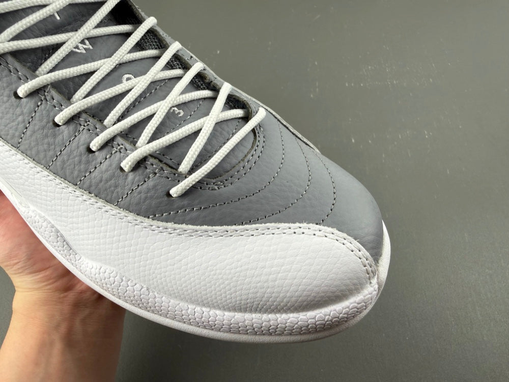 High Top Sneakers, White Gray Colorway, Lace Up Design, Casual Gift for Sneaker Fans