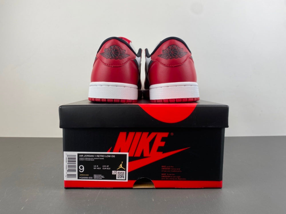 Low Top Sneakers, White Red Colorway, Lace Up Design, Casual Gift for Sneaker Fans