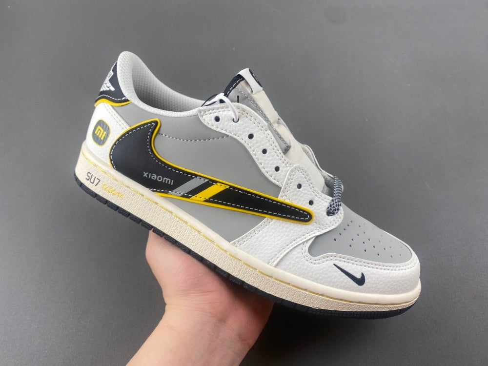 Low Top Sneakers, Silver White Colorway, Reverse Hook Design, Lace Up Design, Casual Gift for Sneaker Fans