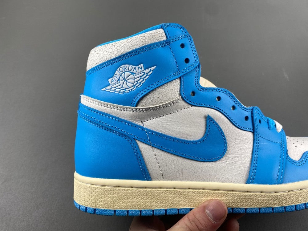 High Top Sneakers, Blue White Colorway, Lace Up Design, Casual Gift for Sneaker Fans