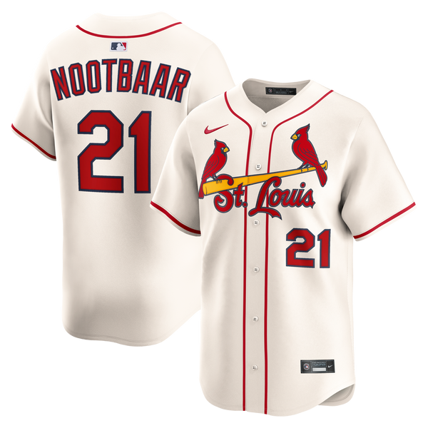 St. Louis Cardinals Lars Nootbaar Cream Alternate 2 Limited Jersey