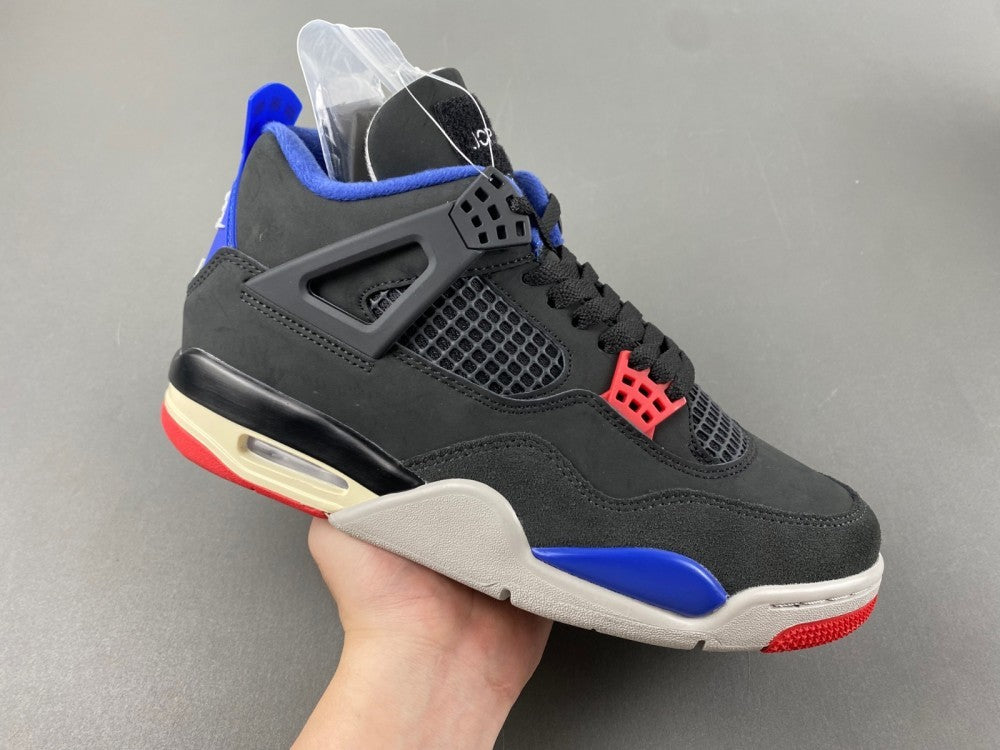 Low Top Sneakers, Blue Black Red Colorway, Lace Up Design, Casual Gift for Sneaker Fans
