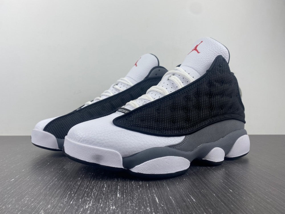 Sneakers, White Black Colorway, Reflective Detail, Lace Up Design, Casual Gift for Sneaker Fans