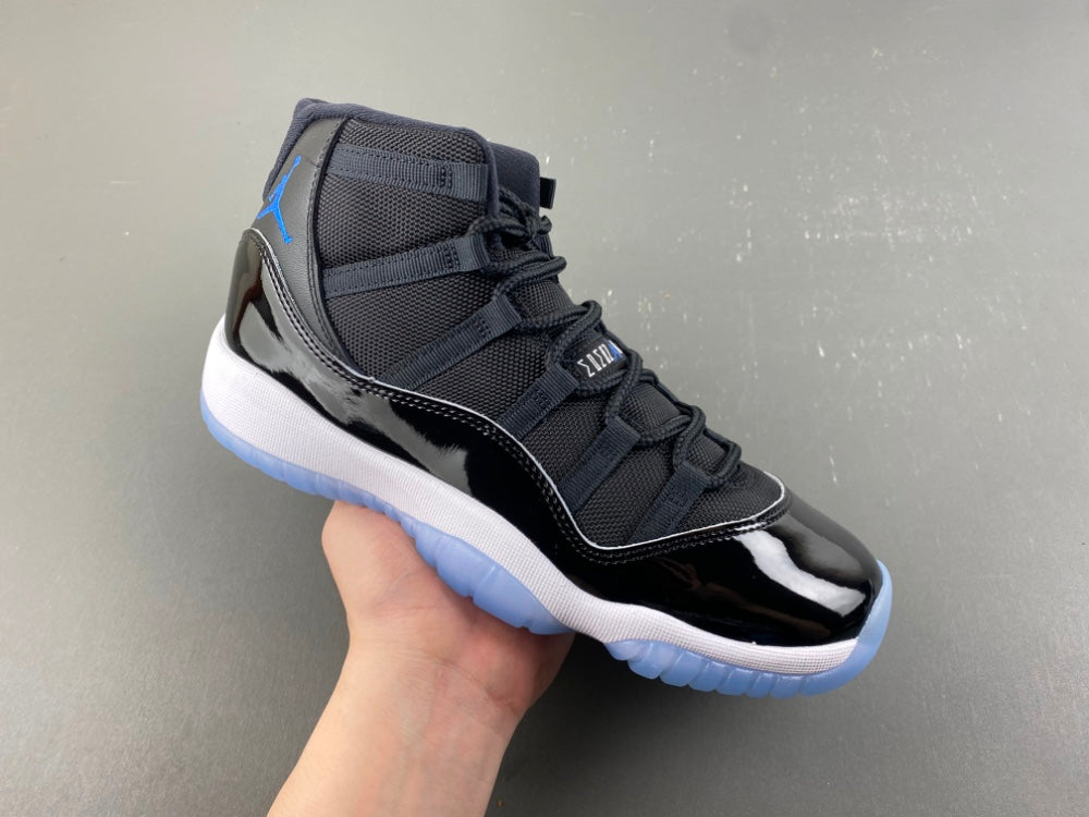 High Top Sneakers, Blue Black Colorway, Lace Up Design, Casual Gift for Sneaker Fans