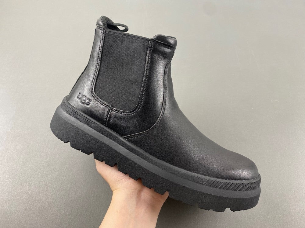 Boots, Black Colorway, Slip On Design, Casual Gift for Shoe Lovers