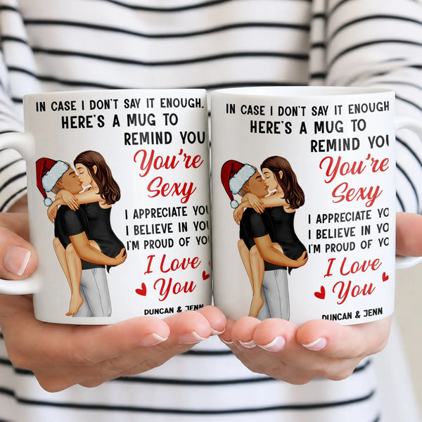 You Are Sexy I Love You Ceramic Cup, Personalized Couple Coffee Mug, Humorous Romantic Drinkware, Adorable Christmas Present 