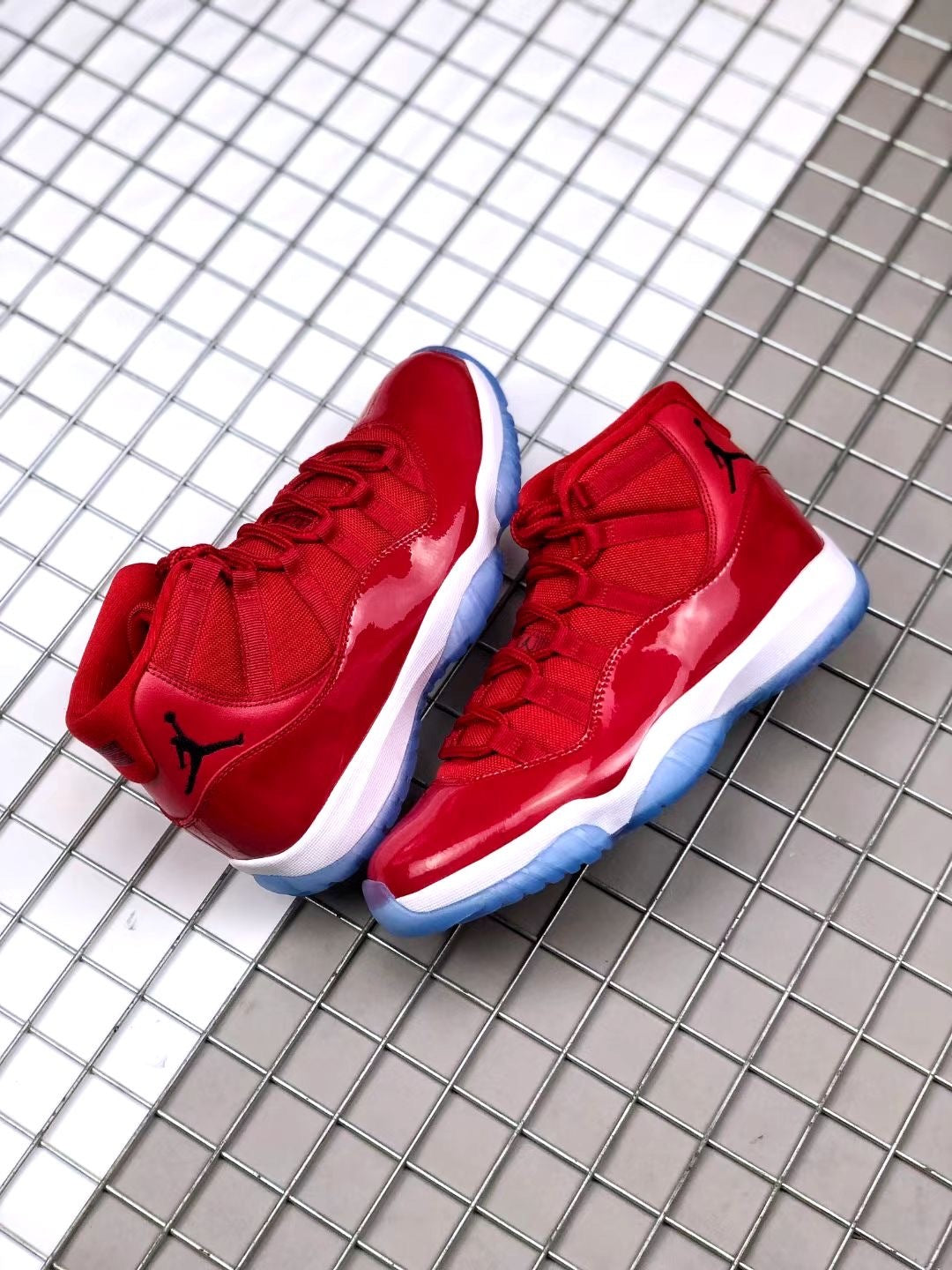Sneakers, Red Colorway, Lace Up Design, Casual Gift for Sneaker Fans