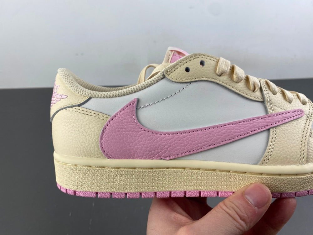Low Top Sneakers, Pink Colorway, Reverse Hook Design, Lace Up Design, Casual Gift for Sneaker Fans