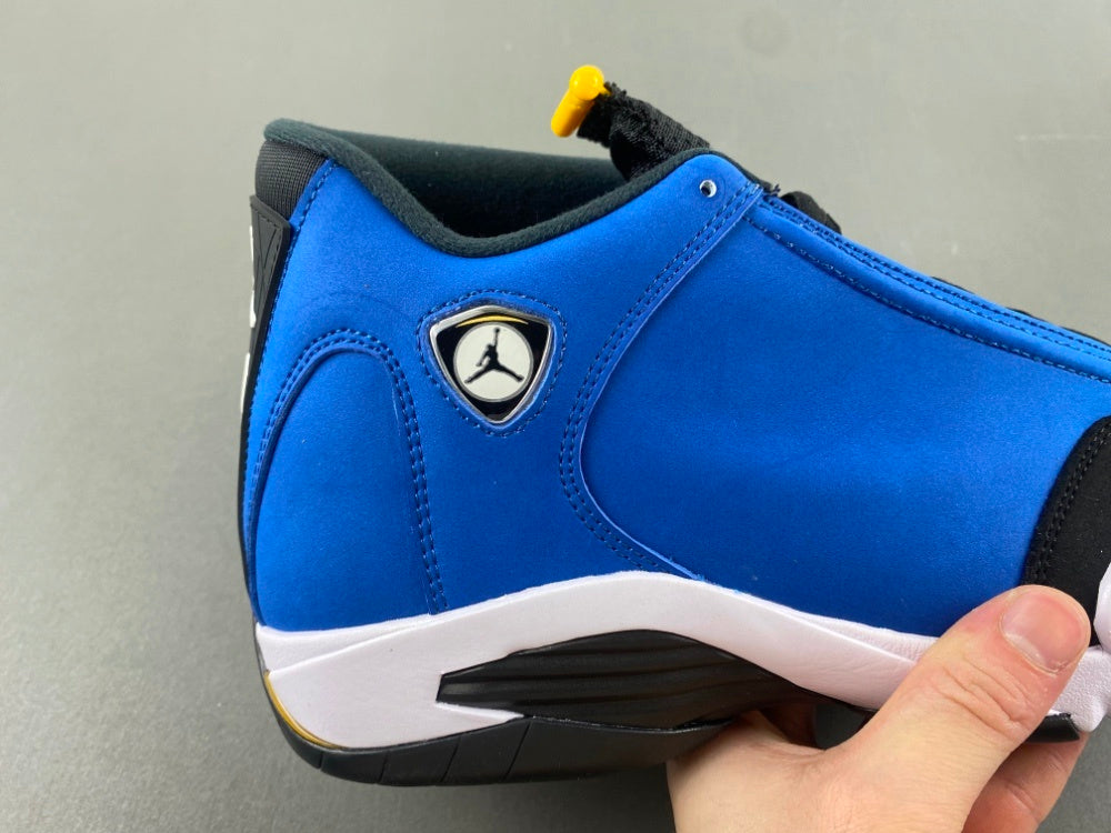 Low Top Sneakers, Blue Black Yellow Colorway, Lace Up Design, Casual Gift for Sneaker Fans