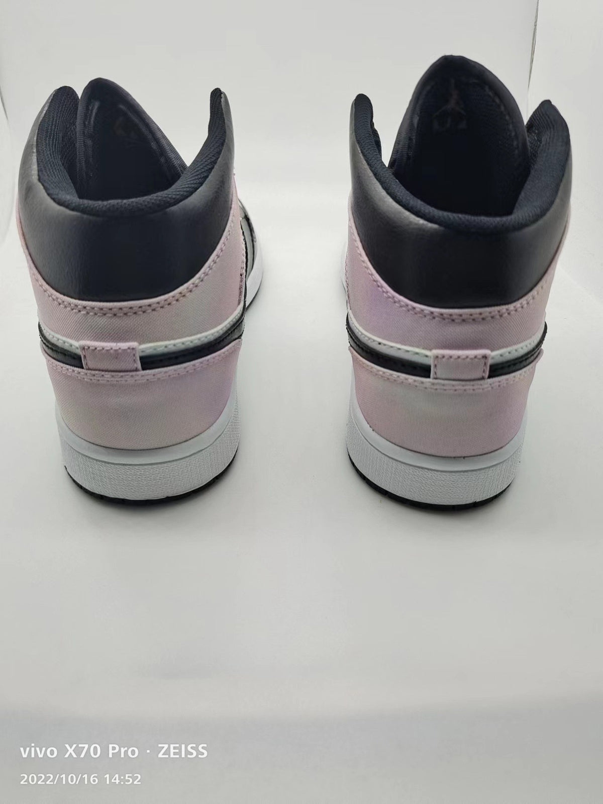 Sneakers, Black Gray Colorway, Tie Dye Pattern, Lace Up Design, Casual Gift for Sneaker Fans