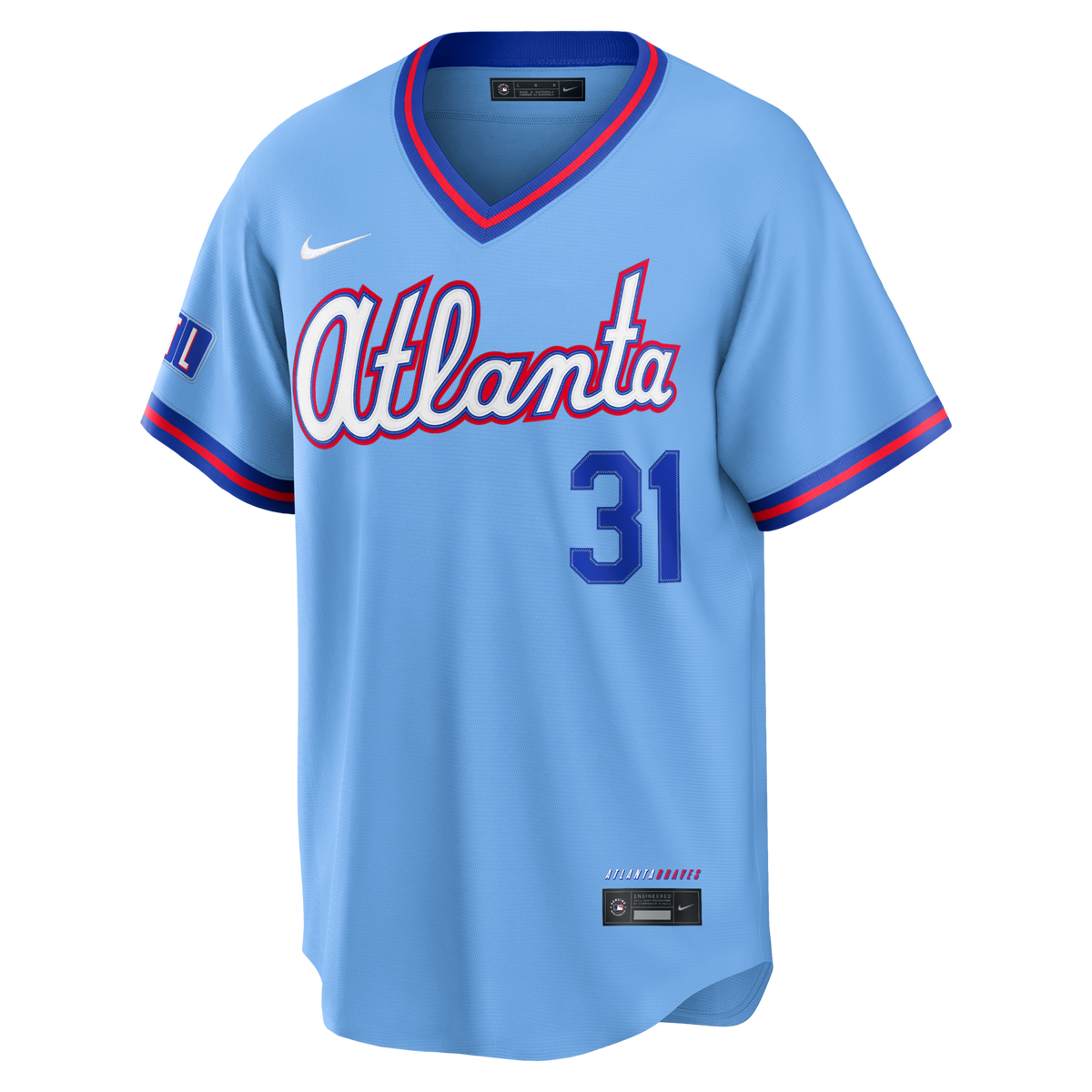 Atlanta Braves Greg Maddux Powder Blue 2026 City Connect Stadium Jersey
