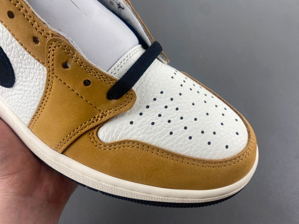 Low Top Sneakers, White Brown Colorway, Lace Up Design, Casual Gift for Sneaker Fans