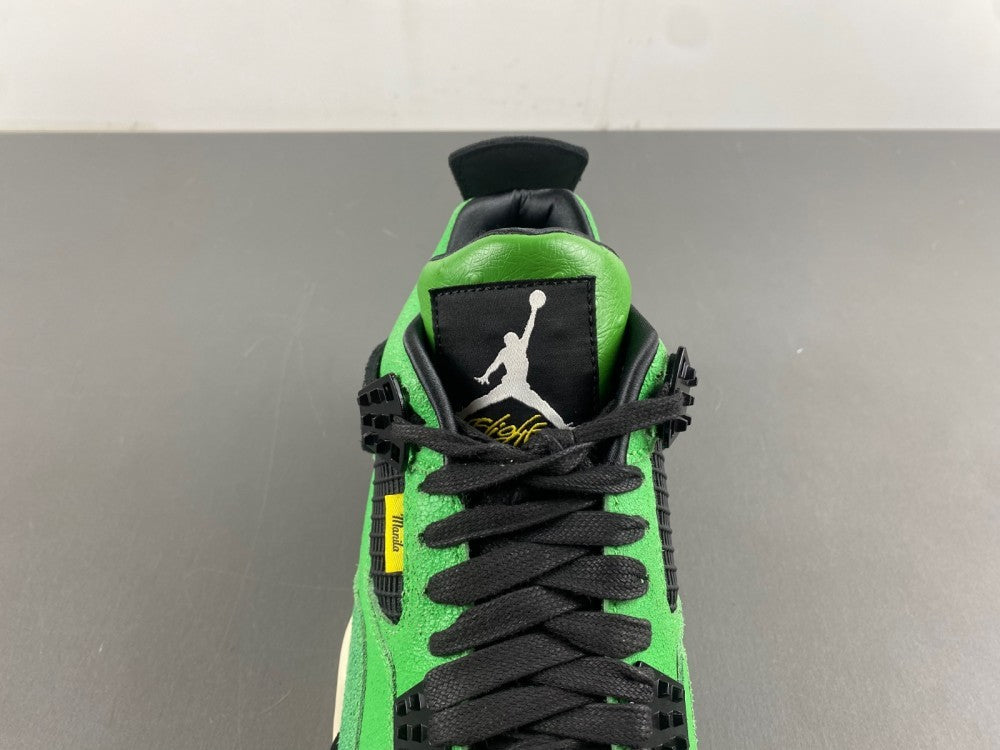 Mid Top Sneakers, Green Black Colorway, Lace Up Design, Casual Gift for Sneaker Fans