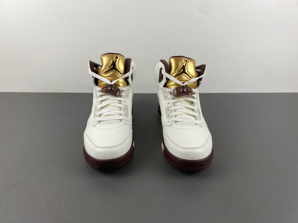 Low Top Sneakers, Gold Colorway, Leather Footwear, Lace Up Design, Casual Gift for Sneaker Fans