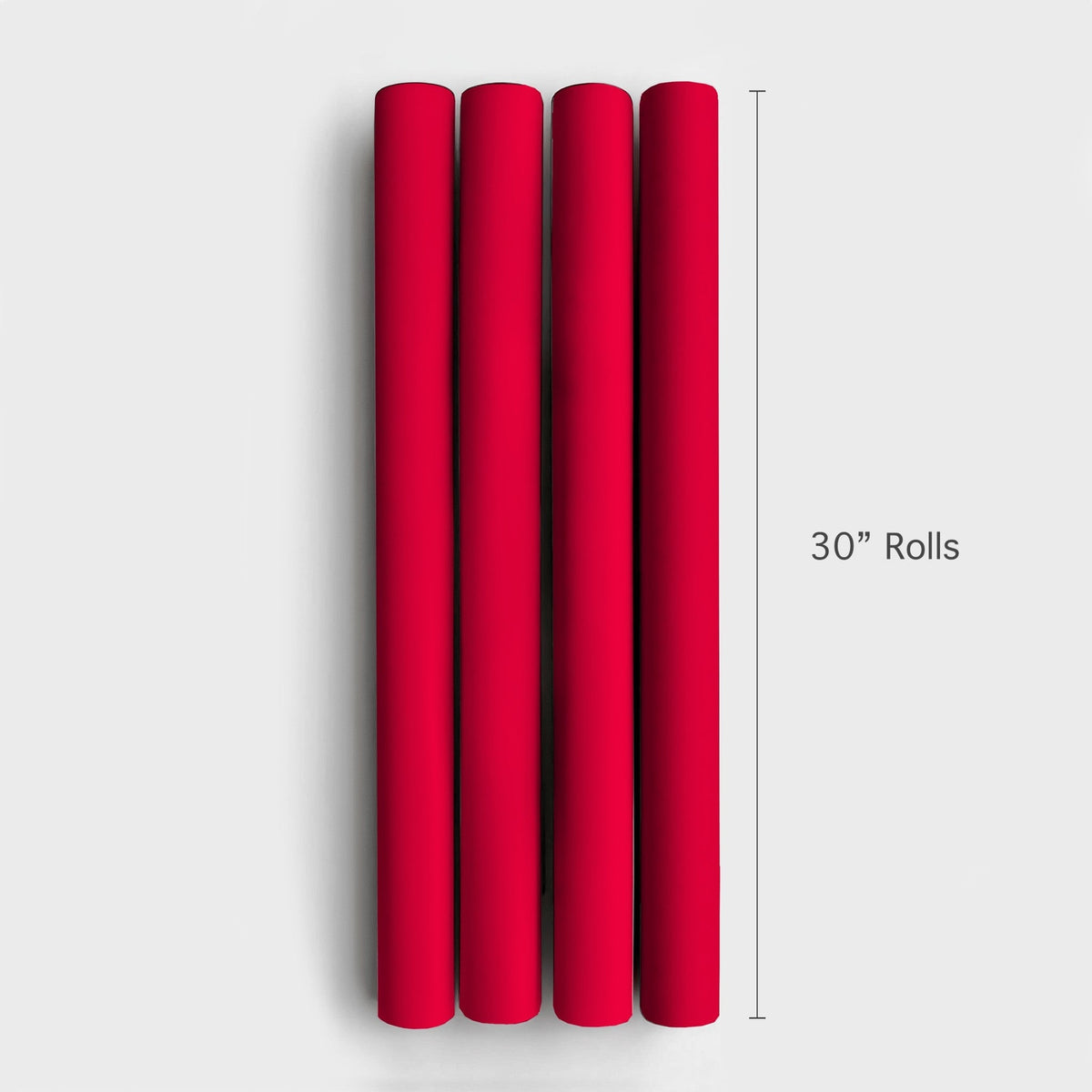 Classic Bright Red Gift Wrapping Paper, Solid Red Wrapping Paper, Christmas Wrapping Paper, Birthday Gift Wrap Roll, Holiday 