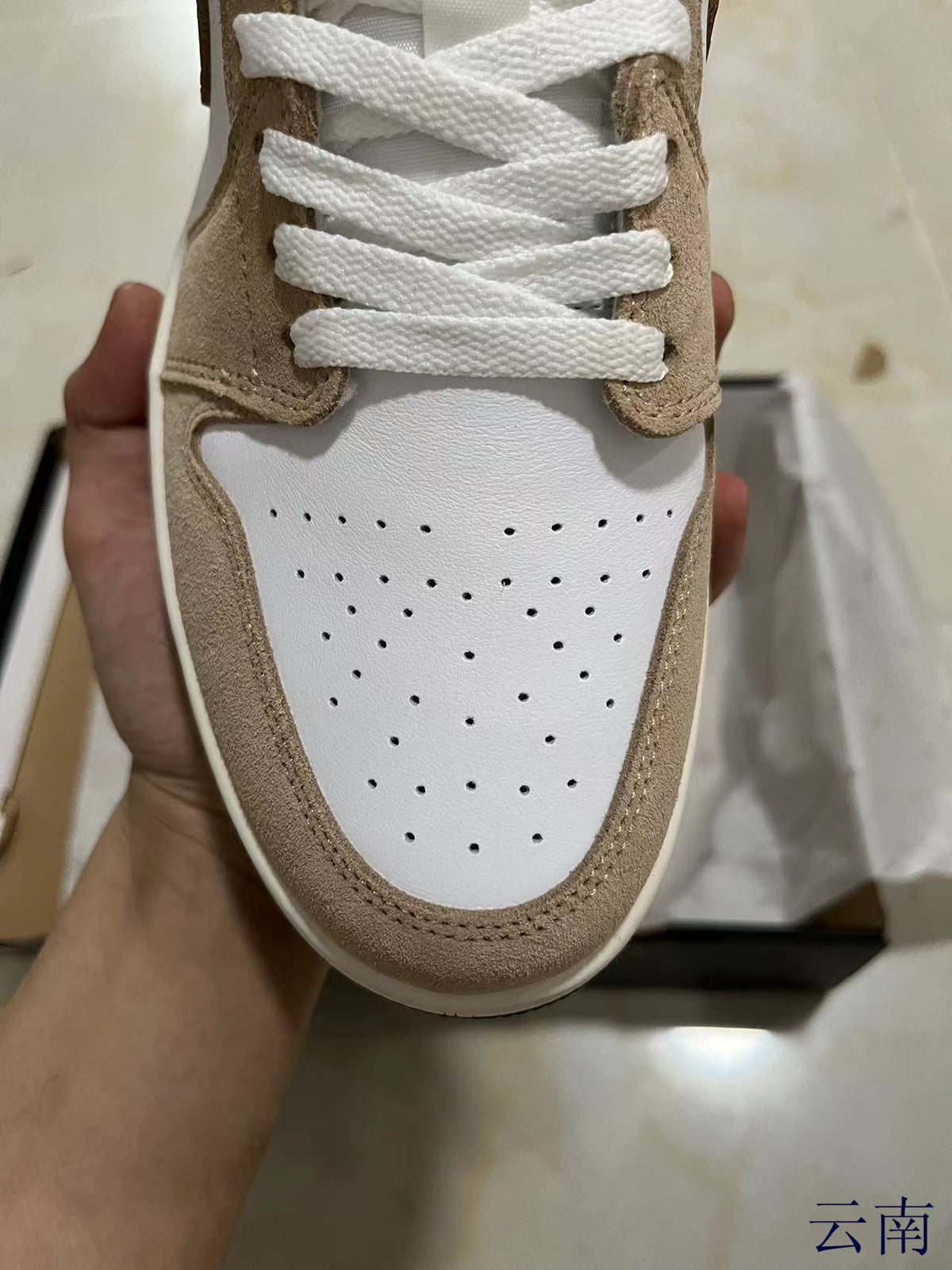 Low Top Sneakers, White Brown Colorway, Lace Up Design, Casual Gift for Sneaker Fans