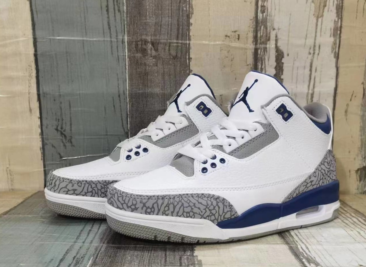 Sneakers, Blue White Colorway, Lace Up Design, Casual Gift for Sneaker Fans