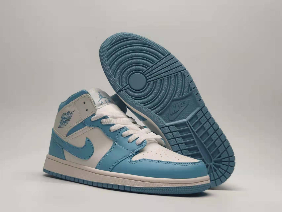 Sneakers, Blue White Colorway, Lace Up Design, Casual Gift for Sneaker Fans