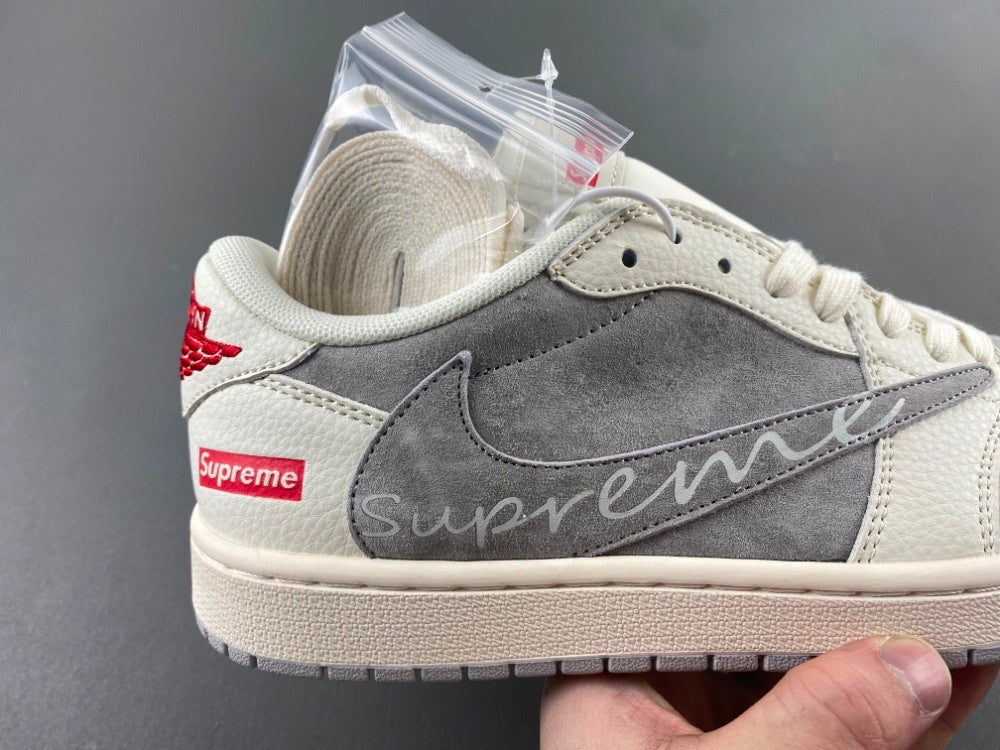 Low Top Sneakers, Off White Gray Colorway, Reverse Hook Design, Lace Up Design, Casual Gift for Sneaker Fans