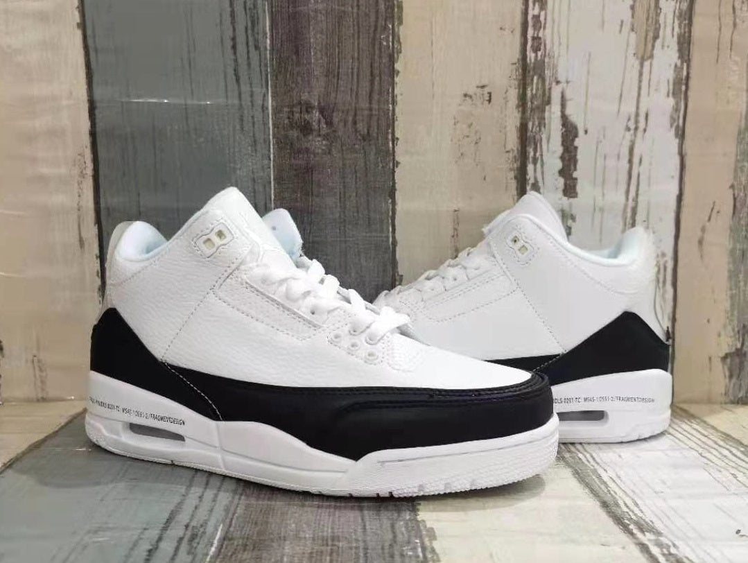 Sneakers, White Black Colorway, Lace Up Design, Casual Gift for Sneaker Fans