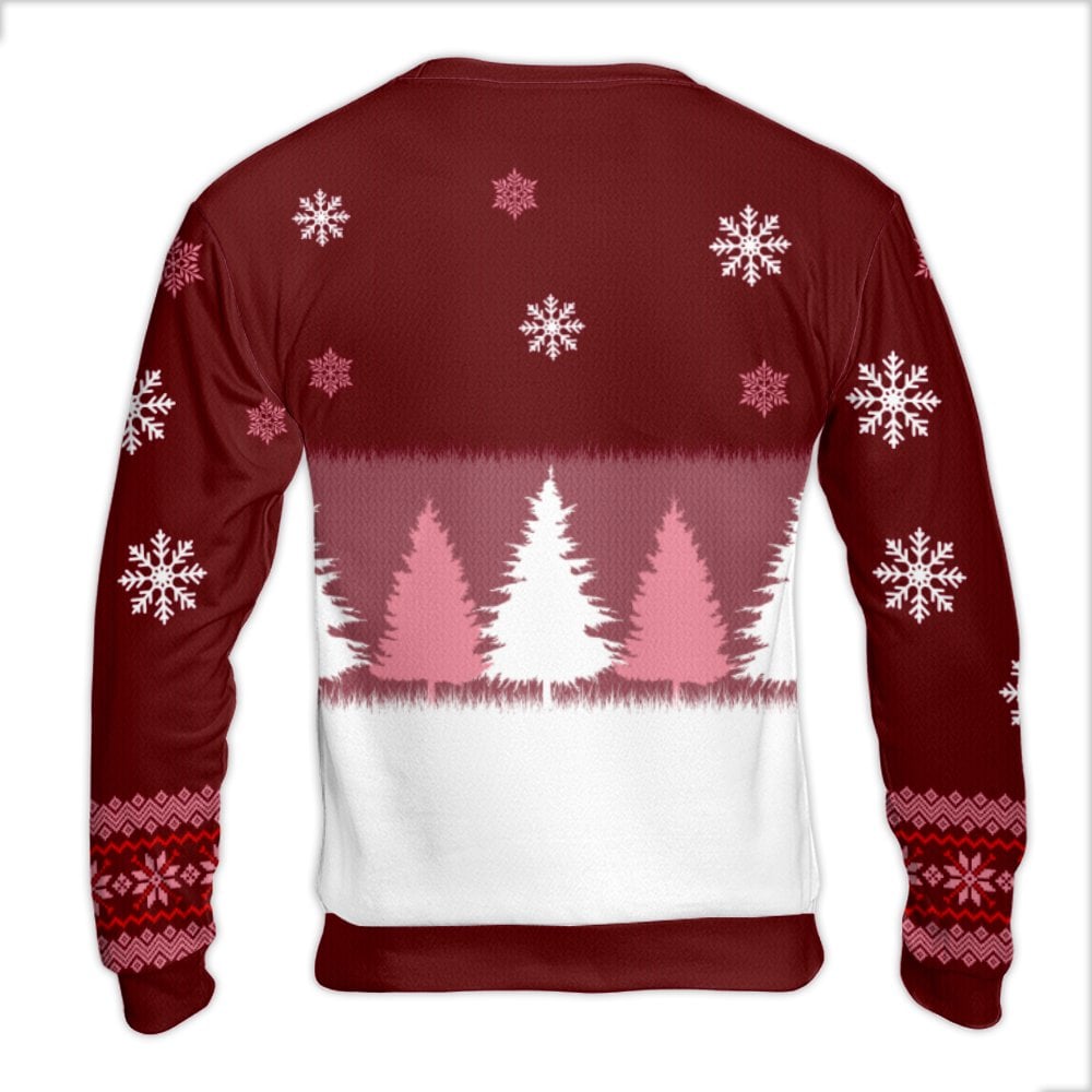 Christmas Cat Snowflake Sweatshirt, Life Is Better with A Cat Ugly Sweater, Humorous Hacci Fleece Xmas Pullover, Cat Lover Ho