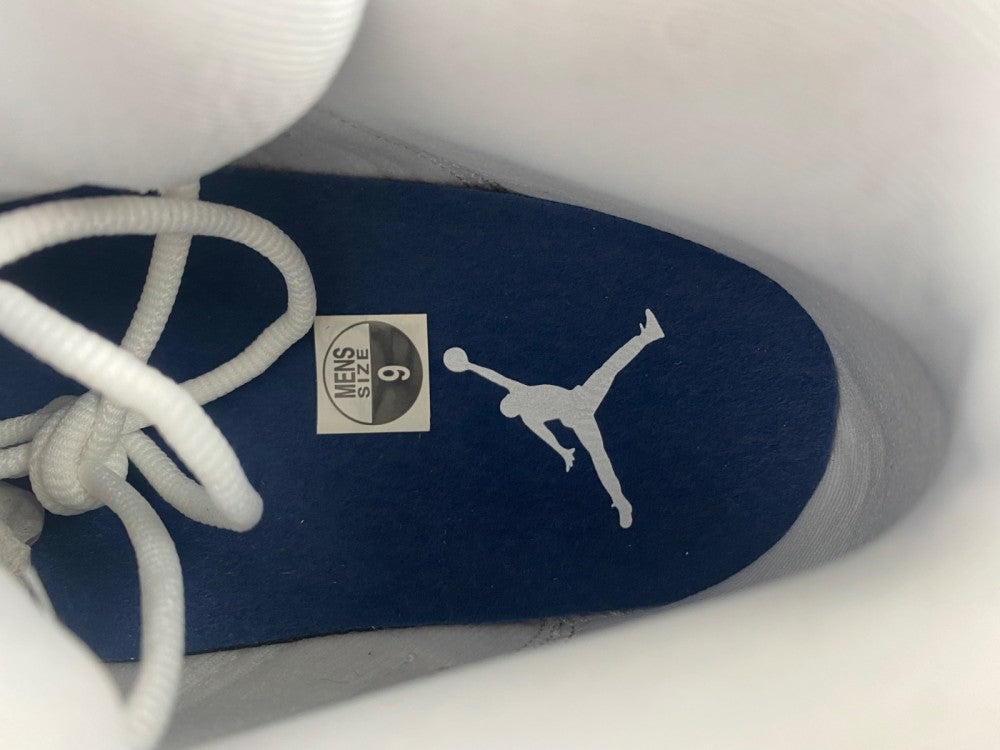 Low Top Sneakers, White Navy Colorway, Lace Up Design, Casual Gift for Sneaker Fans