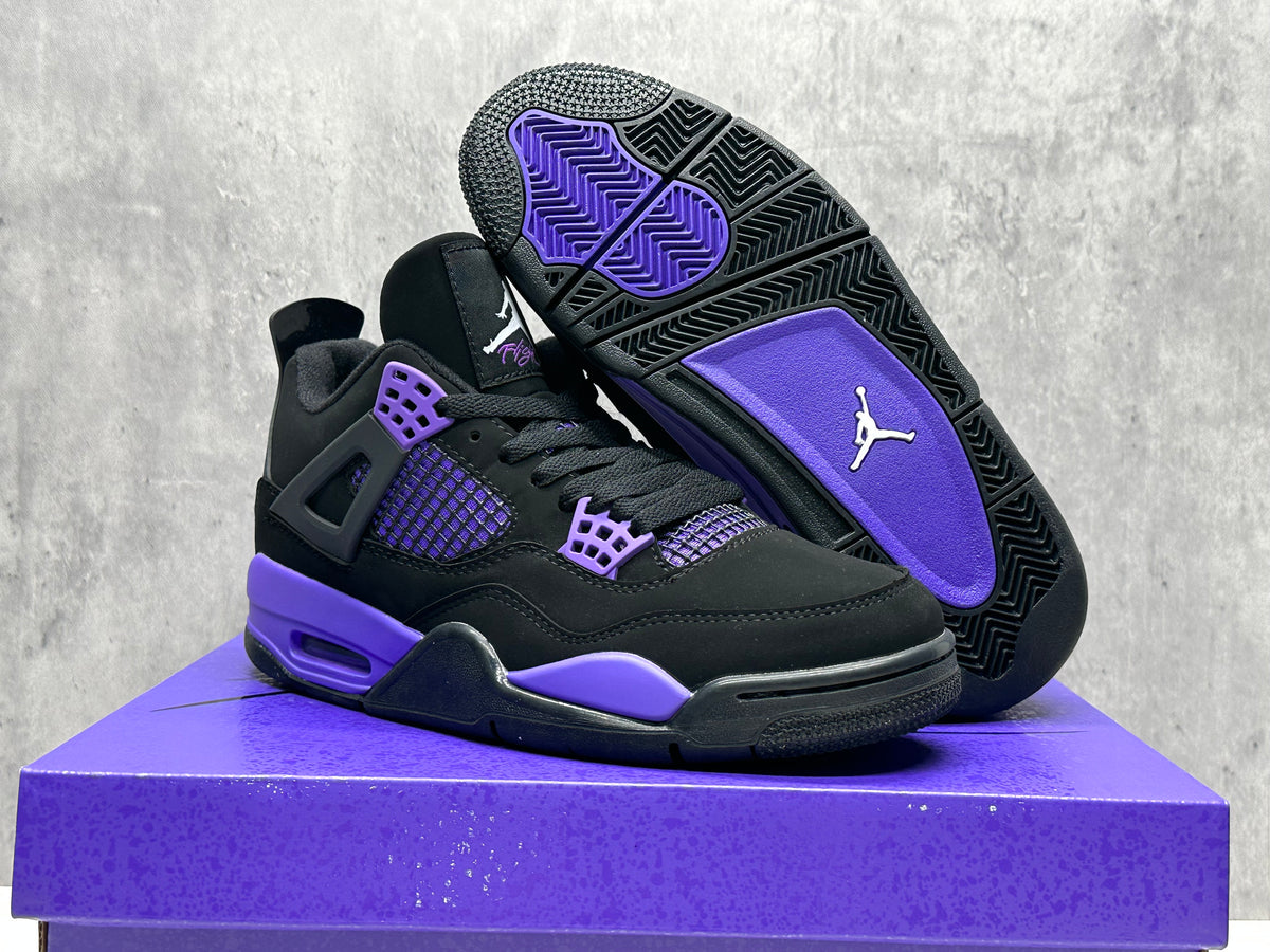 Mid Top Sneakers, Purple Colorway, Lace Up Design, Casual Gift for Sneaker Fans