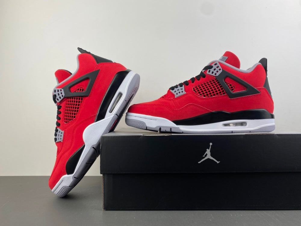 Mid Top Sneakers, Red Black Colorway, Lace Up Design, Casual Gift for Sneaker Fans