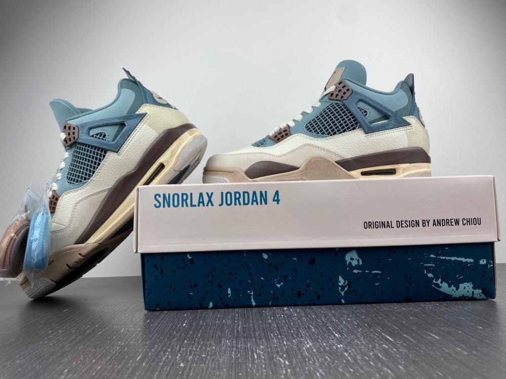Sneakers, Blue White Brown Colorway, Lace Up Design, Casual Gift for Sneaker Fans