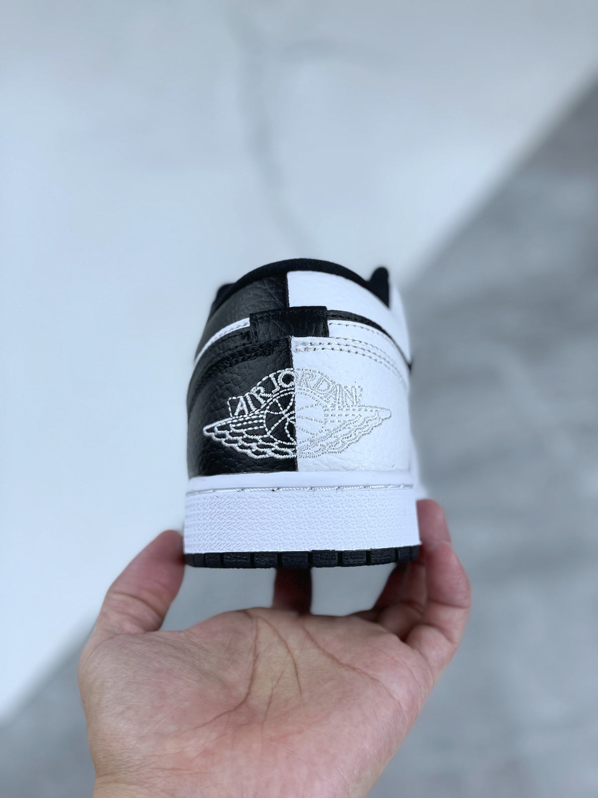 Low Top Sneakers, White Black Colorway, Lace Up Design, Casual Gift for Sneaker Fans