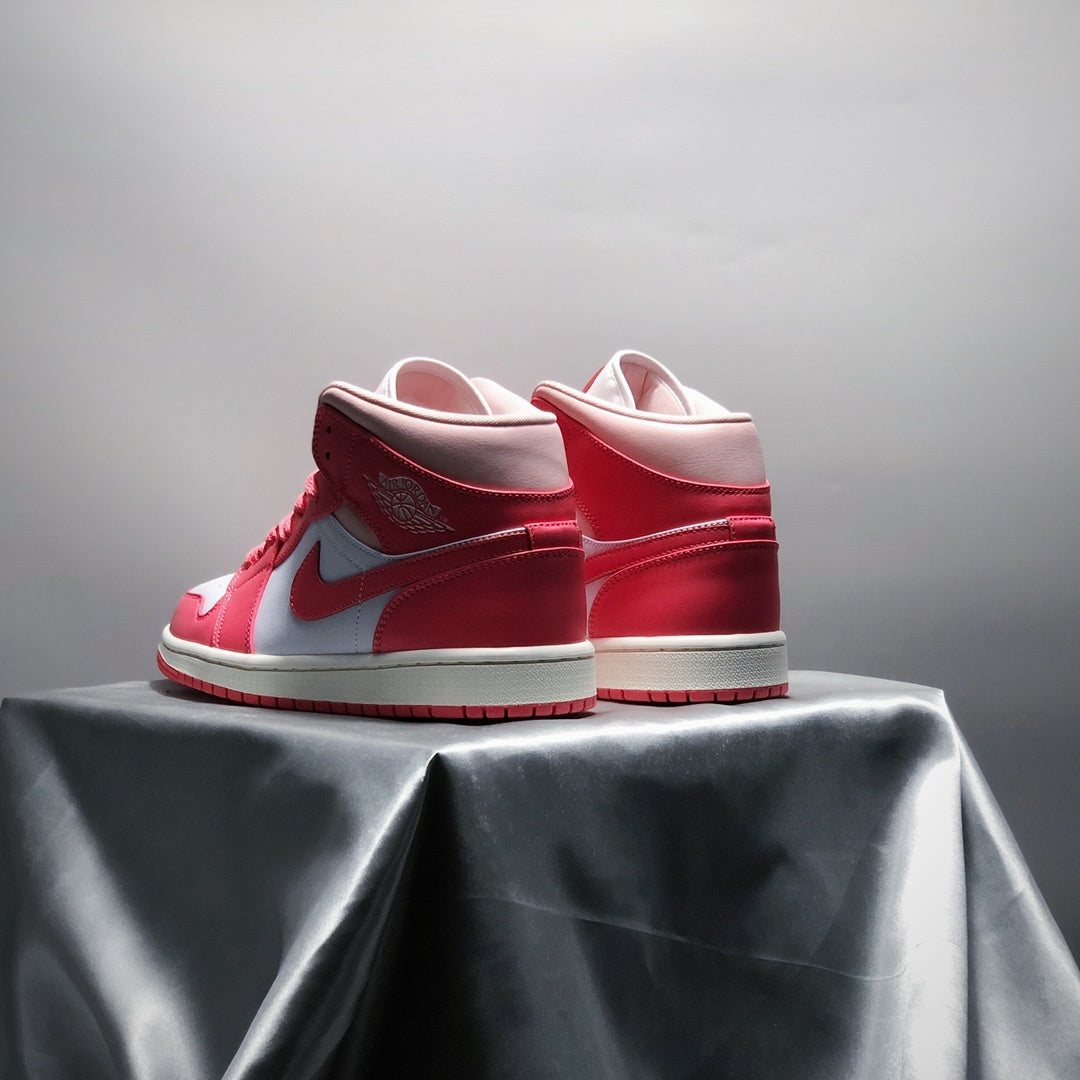 Mid Top Sneakers, Cream Colorway, Lace Up Design, Casual Gift for Sneaker Fans