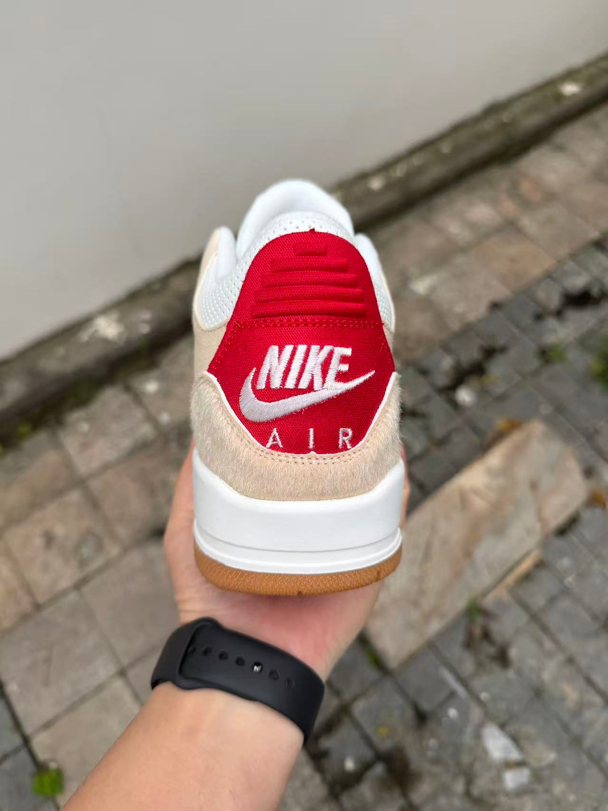 Low Top Sneakers, Beige White Colorway, Lace Up Design, Casual Gift for Sneaker Fans