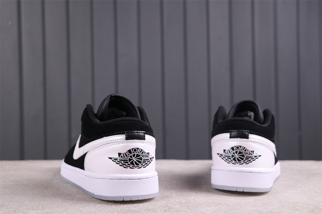 Low Top Sneakers, White Black Colorway, Lace Up Design, Casual Gift for Sneaker Fans