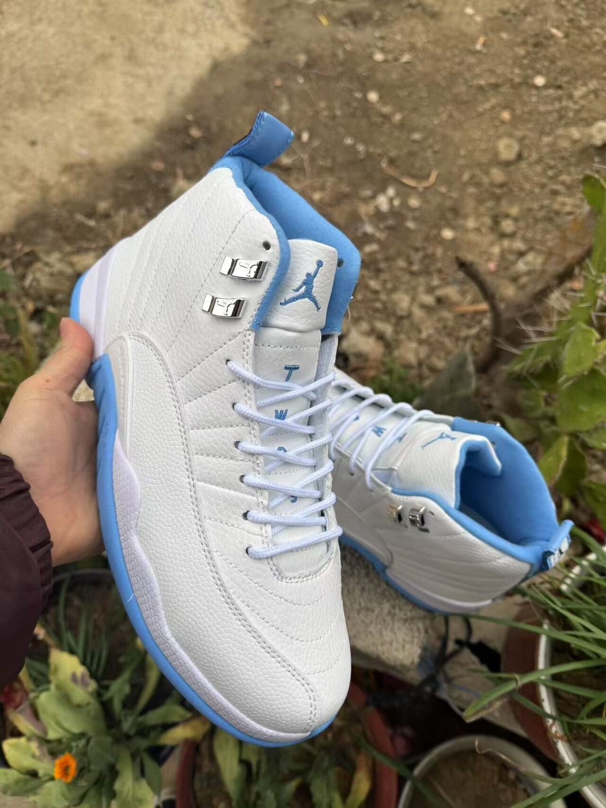 High Top Sneakers, White Colorway, Lace Up Design, Casual Gift for Sneaker Fans